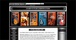Desktop Screenshot of guitar-howtoplay.com
