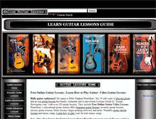 Tablet Screenshot of guitar-howtoplay.com